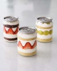 Dessert in a Can with Fruits